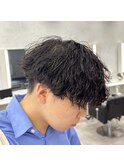 波巻きパーマ/マッシュ/ツーブロック/刈り上げ