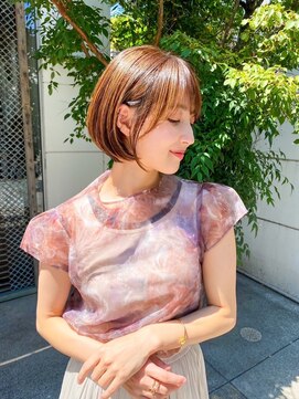 アンバー 池袋(amber) オリーブベージュ/ショートボブ/髪質改善[池袋駅]