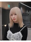 ホワイトブロンド/フェイスレイヤー