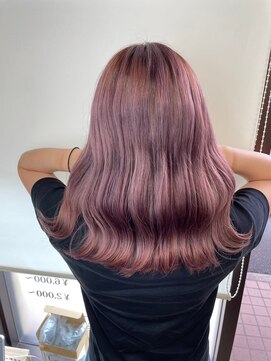 アイズ 本厚木(AIZU) ハイトーンカラー ピンクベージュ