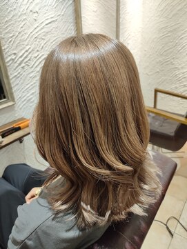 アマレット(Amaretto) 切りっぱなしミルクティーベージュ☆古林大樹