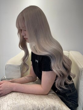 ベレーザ 渋谷(BELEZA) 10529シルバーアッシュウェーブミディアムミルクティーアッシュ