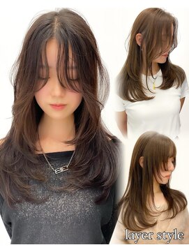 ネイロ 日本橋(NeiRo) 小顔レイヤーカット/ミディアムレイヤー/レイヤーロング