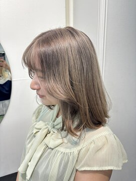 アオ(AO。) ホワイトベージュ/ミルクティーベージュ/ワンブリーチ