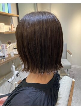 コク(koku) 外ハネボブ×暖色カラー