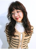 ロングパーマ/ケアパーマ/顔まわりレイヤー