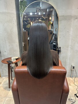 シアー(SHEER.) 髪質改善カラー×オリーブベージュ【表参道,青山,外苑前美容室】