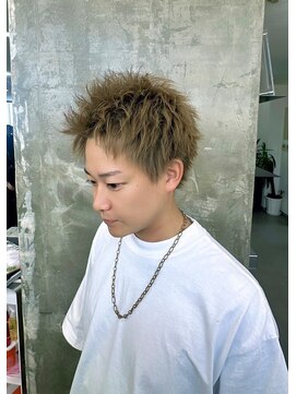 メンズサロン キング 梅田店(Men’s salon K!ng) 波巻きツイストスパイラルパーマ/フェザーパーマ/眉毛/メンズ