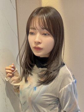 サンド クリア 横浜本店(sand clear) ボブディオリーブベージュ髪質改善縮毛矯正フェイスレイヤー