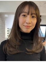 ローレン(LOREN)&nbsp;透明感髪質改善ベージュダブルカラーミルクティーグレージュ