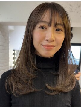 ローレン(LOREN) 透明感髪質改善ベージュダブルカラーミルクティーグレージュ