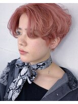 キジ(KIJI)&nbsp;ハンサムショート/ショート/フューシャピンク/ピンクベージュ