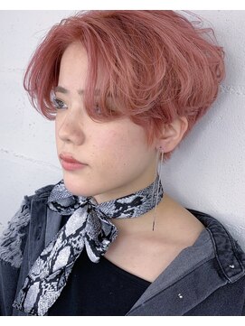 キジ(KIJI) ハンサムショート/ショート/フューシャピンク/ピンクベージュ