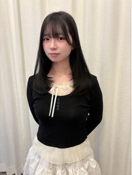 ボタン ハカタ(VOTAN hakata) 【votan坂本早苗】レイヤーカット/地毛風カラー/前髪/顔周り