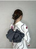 ◆ヘアアレンジ/カチモリヘア/お祭りヘア/お呼ばれヘア
