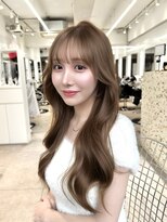 オニキス(ONYX)&nbsp;T184ブリーチなしダブルカラーミルクティーベージュ韓国風表参道