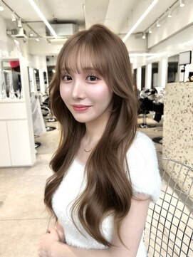 オニキス(ONYX) T184ブリーチなしダブルカラーミルクティーベージュ韓国風表参道