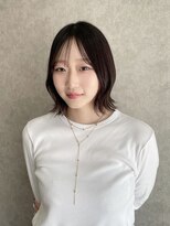 レガシーヘアーデザイン(Legacy hair design)&nbsp;【Taku】外ハネミディアム×シースルー前髪♪　天神/今泉