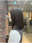ブリーチなしダブルで作る艶カラー