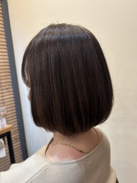 アルター(aL ter) 【ボブスタイル】着物ヘア/大人ガーリー/ダークアッシュ/中島