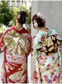横浜/振袖ヘア/アップスタイル/アレンジスタイル