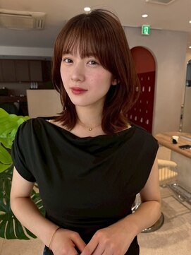 ReFa認定プレミアムサロン全席個室美容室 Zina 川崎西口【3月9日NEW OPEN（予定）】 髪質改善＊顔周りカットローズブラウン【Zina川崎】