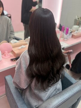 シーズン 大阪(SEASON) 【エクステ】柔らかブラウンカラー/韓国ヘア/エクステ大阪