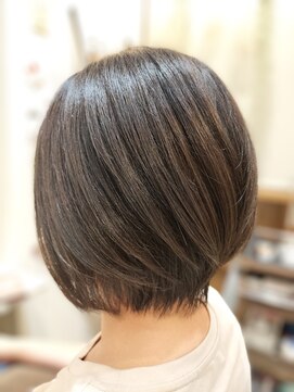 ヘアーズ ロッソ(hair's ROSSO) ShortBobxグレージュ[30代40代50代60代]