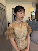 ローレンアオ(LOREN AO)&nbsp;結婚式ヘアアレンジ　ヘアセット