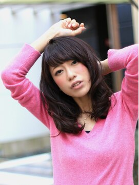 ナナナ パレナ 大津膳所店(nanana parena) ふんわりフェミニン♪愛されセミディ【nanana parena】