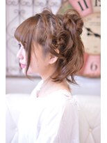 メイズ(MAZE) ツインおだんご+ハートアレンジ【メイズ東中野・鍛原志行】