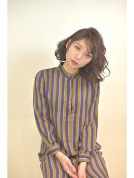 メゾンドイギー(MAISON de IGGY) 【IGGY表参道】ウエーブボブ　＃ラフカール　＃重軽