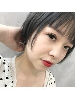 オーストヘアーモニカ 梅田茶屋町2号店(Aust hair Monica)&nbsp;★シースルーグレーショートボブ★