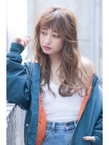 オースティン 門前仲町(AUSTIN)&nbsp;前髪かき上げイメチェンイヤリングカラーラベンダーカラーくびれ