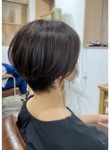小顔補正立体カット