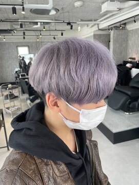 セシルヘアー なんば店(Cecil hair) メンズ ホワイトラベンダー