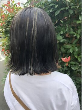 ネオヘアー 曳舟店(NEO Hair) コントラストハイライト【瀬川】デザインカラー/似合わせカット