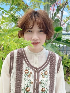 マッシュアンドマッシュアヴェダ ららぽーと福岡店(mash&mash AVEDA) 20代/30代/ショート/ふんわりパーマウェーブ/福岡/博多