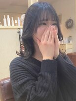 ミルティ(Myrtille)&nbsp;ミルティ☆韓国風切りっぱなしボブとブリーチオンダークシルバー