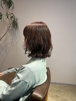ワ ヘアー(wa-hair)&nbsp;ミルクチョコレート×小顔補正立体カット×ゆるふわ巻き