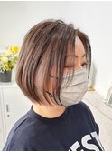 前下がりボブ☆インナーグレージュ【suiw】昭和町/天王寺/阿倍野