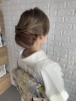 アメジスト(amethyst) 着物ヘアセット☆入学式ヘアセット/アップスタイル/ミディアム