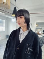 丹&nbsp;姫ボブ　顔まわりにワンポイントプラス