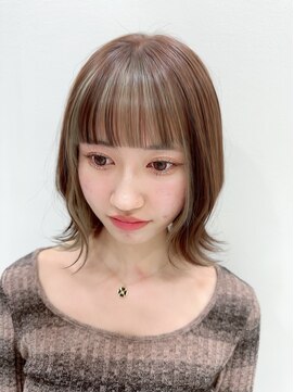 ロンドヴァリー 渋谷店(Lond vallee) 韓国風前髪カラーベージュ!