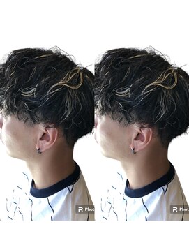 フレンズ 手稲店(friend's) フロント重ためメンズカット