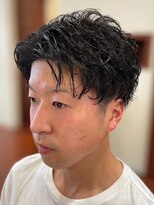 スカイ 亀戸店 (sky)&nbsp;ハイライト/マッシュパーマ/アッシュブラック<理容室>[亀戸]