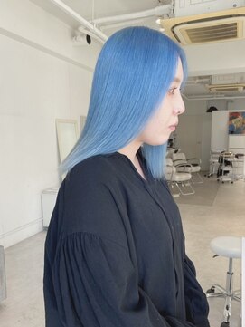 ターン ヘアー(TAAN HAIR) 水色カラー