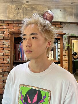 アンリ(Henri) メンズブロンドスパイキー