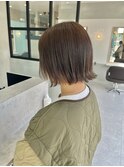 切りっぱなしボブ