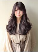 ★暗めカラーグランマッシュフェイスフレーミングデザインカラー